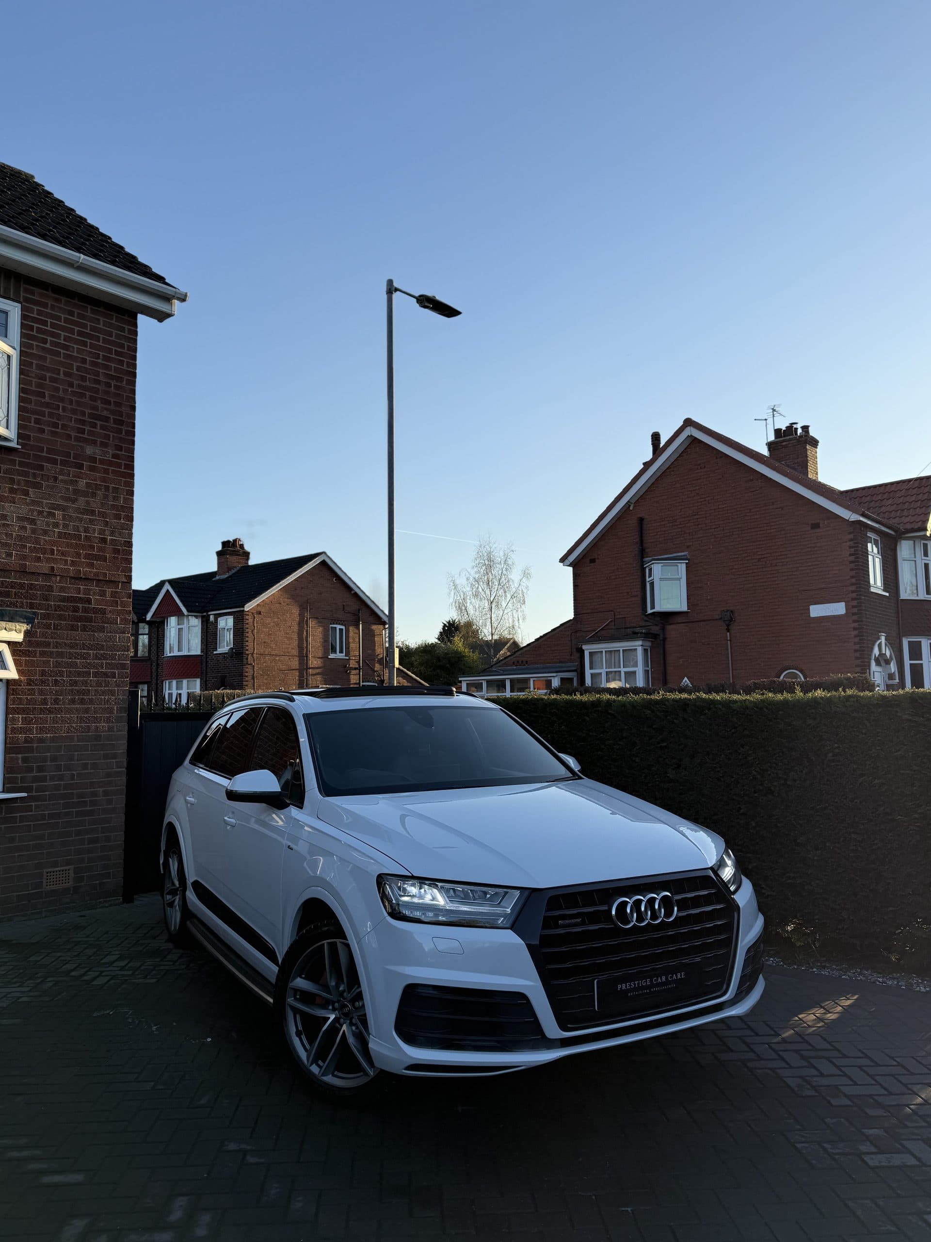 Audi front after detailing